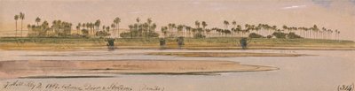 Between Derr and Ibreem by Edward Lear